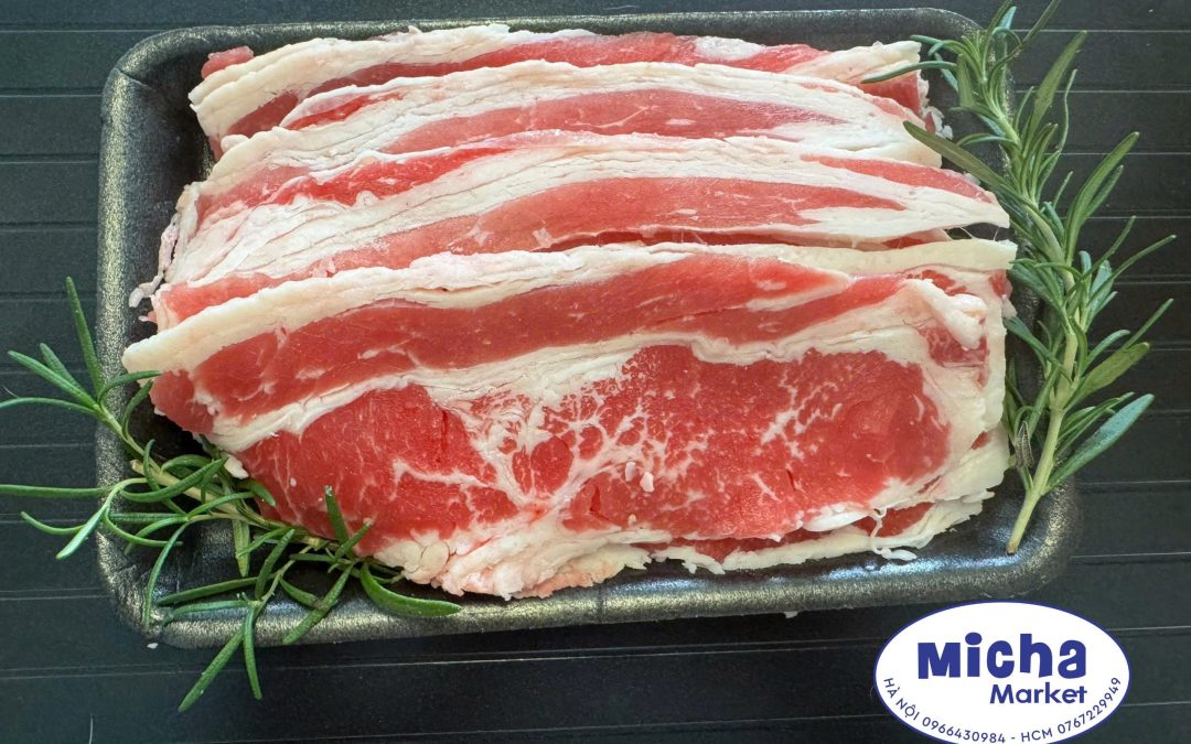 Ba chỉ bò Mỹ BBQ 500g