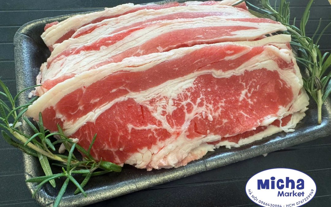 Ba chỉ bò Mỹ BBQ 300g